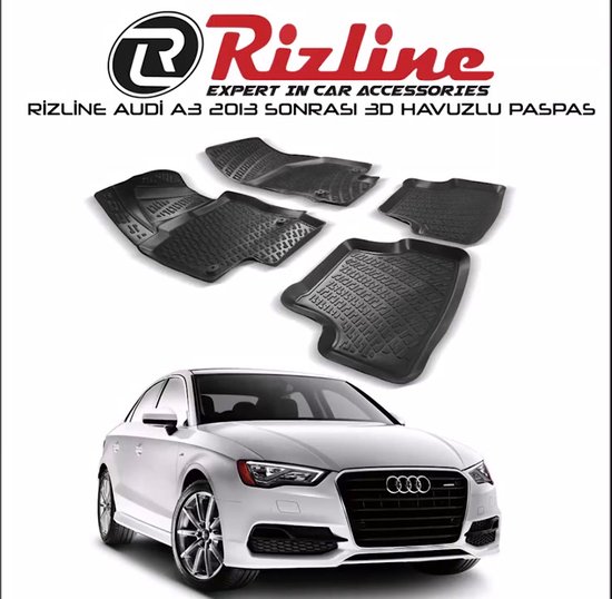 Rizline Gummimatten Audi A6 C7 Typ 4G 2011-2018 | 3D Allwetter