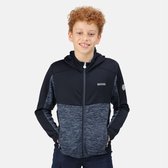 De Regatta Dissolver IV fleece - outdoortrui - kinderen - hele rits - met capuchon - Marine