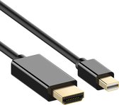 Mini DisplayPort naar HDMI Kabel - 4K@60Hz - 3 meter - Zwart - Allteq