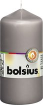Bolsius grijs stompkaarsen 120/60 (33 uur)