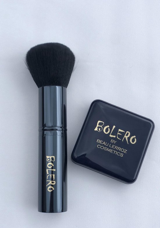 Bolero Cosmetics - Make-up - Bronzing poeder & super soft kwast! Hét magical duo - mooi egaal bruin het hele jaar door!