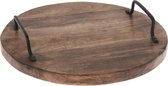 DoaBuy ronde serveerplank mangohout Ø 30 cmx6 cm hout