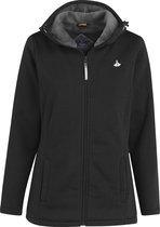 BJØRNSON Sigrid Sweatvest Dames - Teddy Gevoerd - Hoodie - Maat 52 - Zwart