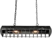 Hanglamp  - industriële lamp  - ijzer - zwart  -  Hcm