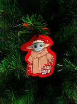 Ornament - Baby Yoda - Kersthanger - Kerstversiering - Kerstdecoratie - Grappig - Cadeau - Star Wars