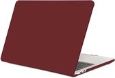 Laptophoes - Geschikt voor MacBook Pro Hoes - 13-inch Case Voor Pro 13 inch (M1, M2 2017-2022) A1706 t/m A2686 - Wijnrood