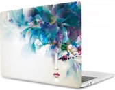 MacBook Pro Hardcover - 13 Inch Case - Hardcase Shock Proof Hoes A1706/A1708/A1989/A2251/A2289/A2338 2020/2021 (M1) Cover - Woman Art