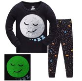 Kinder Pyjama set | Glow in the dark | Mr Moon | Maat 6T | 116/122| 100% katoen