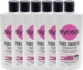 Syoss Conditioner Pure Smooth 6 x  500ml - Voordeelverpakking