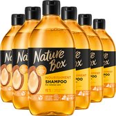 Nature Box Argan Shampoo 6x 385 ml - Grootverpakking