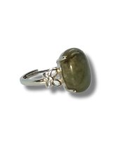 Stones & Bones® Ring Labradoriet verstelbaar no. 3