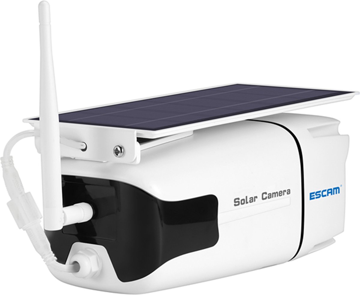 Escam QF260 - Beveiligingscamera met afneembaar zonnepaneel | Wifi & App | Draadloos | Bewegingssensor