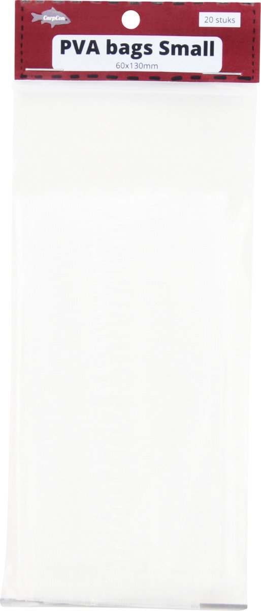 PVA Bags 'Small' - 20 stuks - 60x130mm - PVA Zakjes Karper Vissen