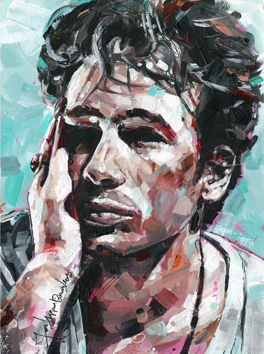 Passionforart.eu Jeff Buckley - Canvas - 70 x 100 cm Full colour