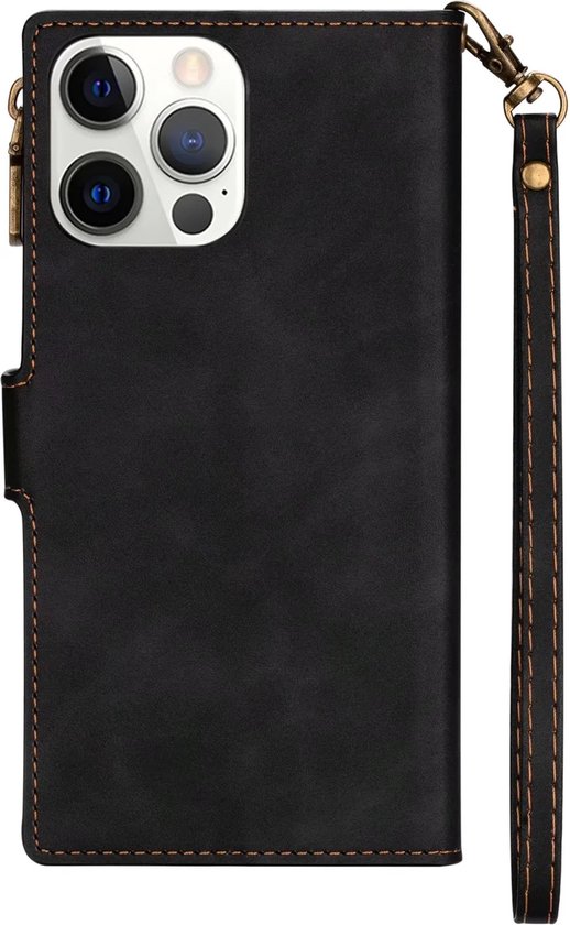 Étui livre Samsung Galaxy A51 | Étui de téléphone en cuir PU | Porte-cartes | Noir