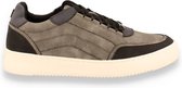 LA STRADA heren sneaker nubuck grey GRAU 40