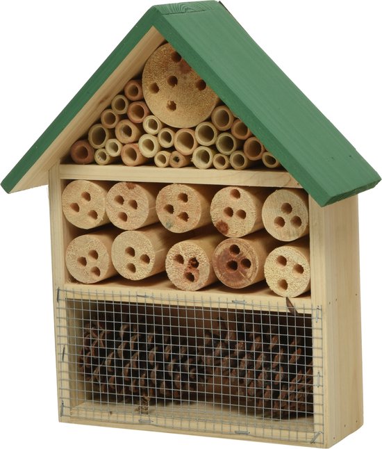 Natuurmonumenten insectenhuisje voor vlinders en bijen - Tuindieren nestkasten - Groningen Natuurlijk