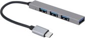 Type C -> 4 USB - Voor apple producten - Apple - Adapter - USB - Convertor - Kabel - Apple kabel - NEW MODEL - PRO LINE