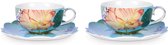 ROYAL FLOWERS THEEKOPJES & SCHOTELS PIP STUDIO (SET VAN 2)