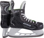 Bauer ijshockeyschaats X-LS zwart-zilver-wit (size 8.0 maat 43) - geslepen
