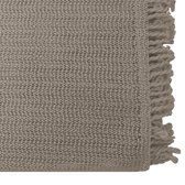 JEMIDI Tuin tafelkleed weerbestendig Foam tafelkleed tuin gemakkelijk onderhoud wasbaar en weerbestendig - Koffie - Vorm Rond - Maat 140x140