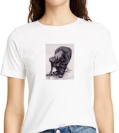 Paysanne arrachant de l'herbe (Boerin, bukkend en sprokkelend) van Vincent van Gogh T-shirt