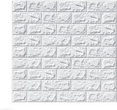 Vitafa Plaktegels - Tegelsticker - Muursticker - Decoratie - Behang - Muurdecoratie - Woonkamer - Tegel - Wit - 10 Stuks