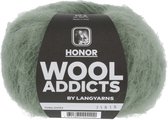 Lang Yarns Wooladdicts Honor  kleur groen - 1084.0092 - wol - garen - haken - breien - breipakket - haakpakket- 50 gram per bol - Lang Yarns - pendikte 5.5 tot 6 - alpaca merino mix - volle m