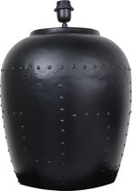 HSM Collection - Tafellamp met nagels - 36x36x50 - Zwart - Metaal