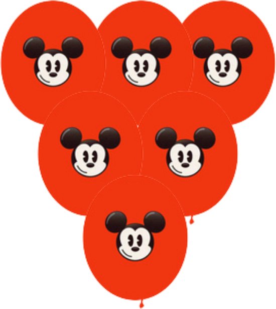 Mickey Mouse Ballonnen - set van 6