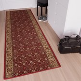 Tapiso Antislip Rubber Mat Bruin Oriental Klassiek Rubbermat Tapijt Maat- 100x1150