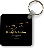 Sleutelhanger - Uitdeelcadeautjes - Formule 1 - Amerika - Circuit - Plastic