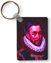 Porte-clés - Willem van Oranje - Adriaen Thomasz - Rouge - Cadeaux à distribuer - Plastique