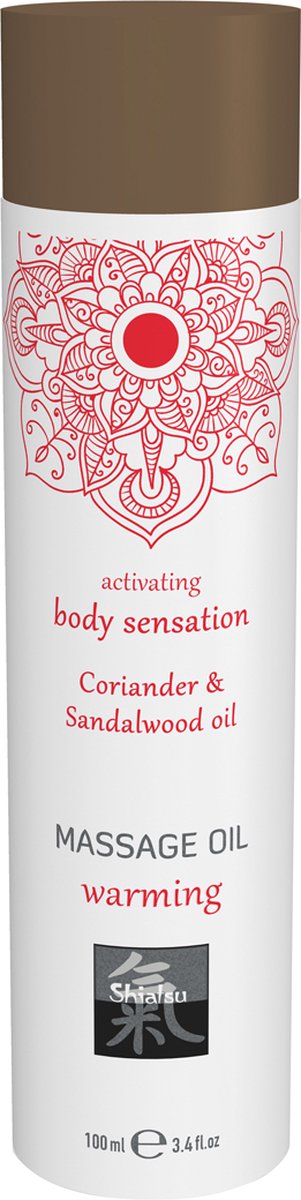 Goedkoopste Shiatsu Verwarmende Massage Olie - Koriander & Sandelhout