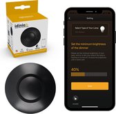 IDINIO WIFI Vloerdimmer met App - Dimbaar via dimmerknop & App - Voetdimmer - Zwart