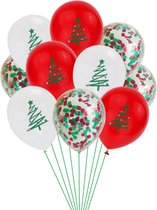 Kerst ballonnen - Set van 6 [Kerstboom] - versiering - feestdagen