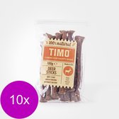 Timo Sticks 100 g - Hondensnacks - 10 x Hert