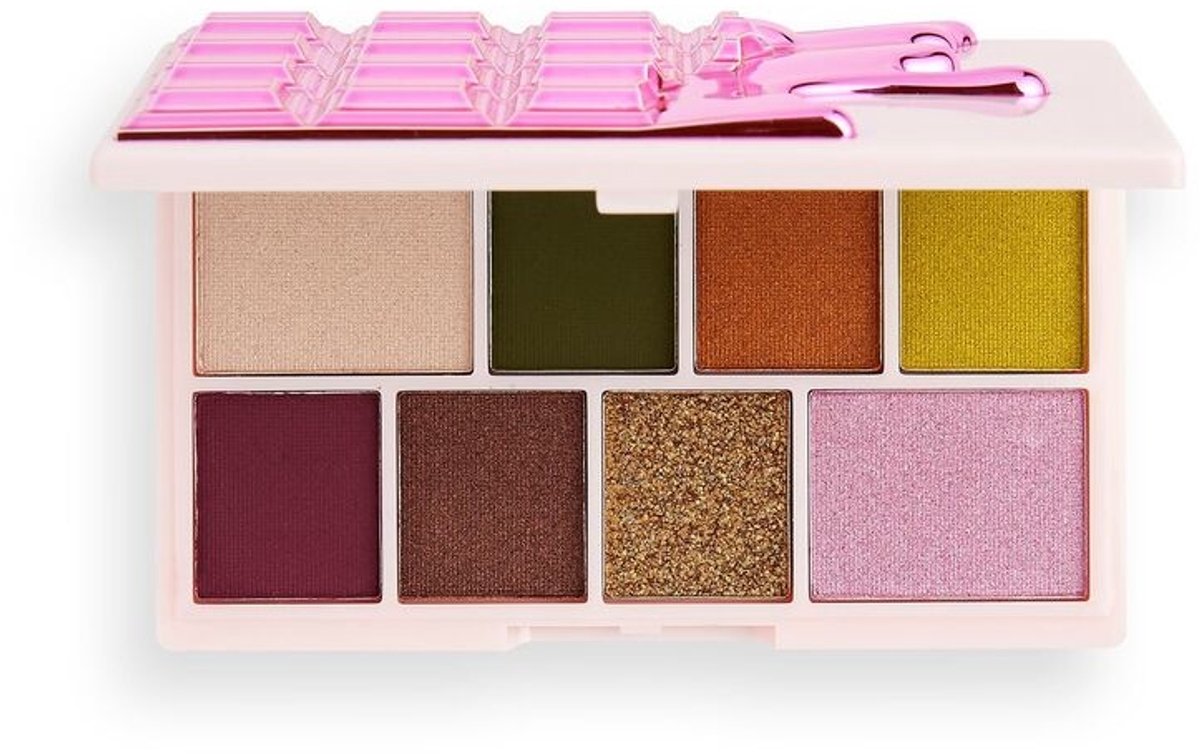 I Heart Revolution Mini Chocolate Palette - Turkish Delight - Oogschaduw Palette - Mat, Shimmer & Glitter