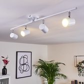 Belanian.nl - Moderne plafondlamp - Plafondlamp - LED - plafondlamp LED chroom, wit, 4-lichtbronnen -  Studie, hal, keuken, slaapkamer, woonkamer