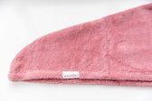 Haarhanddoek bamboe Roze | Happy Hair Towel pink | Shambo | CG Methode | Curly Girl Methode