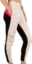 Superdry Core Sport Joggingbroek Sportbroek - Maat XL  - Vrouwen - crème - roze - zwart
