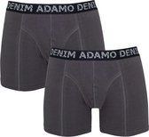 Adamo Boxershort Julian antraciet 2-pack (Maat: 5XL)