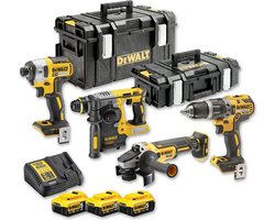 DeWalt 18V XR Serie - Combo Set - DCD796 + DCF887 + DCH273 + DCG405 - 5.0Ah Accu's