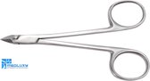 MEDLUXY - Nagelriemtang (huid- en vellenschaartje) - 10 cm - 3 mm - Cuticle Cutter (Nagelriemknipper, Vellentang) Cuticle Cutter (verwijderen van nagelriemen)