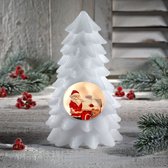 Led kerstboom van was met kerstman