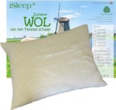 iSleep en laine iSleep DeLuxe (laine et soie) - 60x70 cm - Ecru