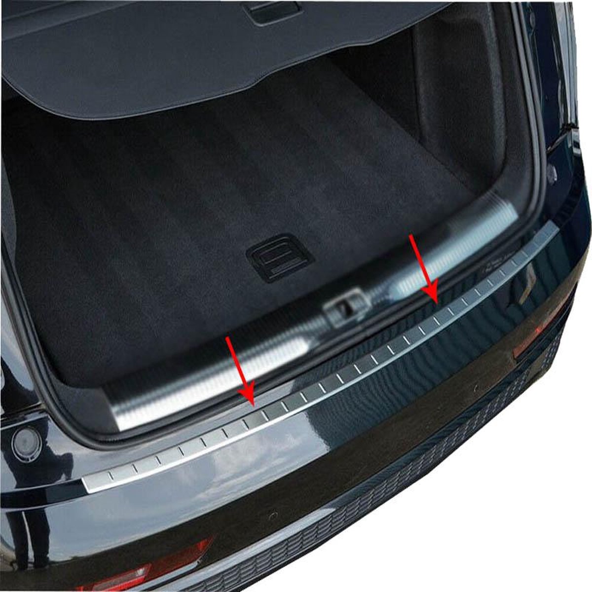 Audi Q3 SUV Bumper bescherming │Bumperbeschermers │Achterbumper beschermer bj 2011-2016
