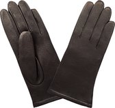 Glove Story Patty Leren Dames Handschoenen Maat 7,5 - Donkerbruin