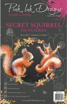 Pink Ink Designs - Clear stamp A5 Secret squirrel