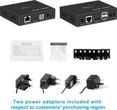 PORTTA - HDMI USB2.0 - Ongecomprimeerde Extender 4K - HDBaseT Extension